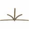 Ekena Millwork Davenport Rough Sawn Timber Gable Bracket, Douglas Fir, 108"W x 63"H x 2"D x 4"F, 14/12 Pitch GBW108X63X0204DAV00RDF - alternate 4